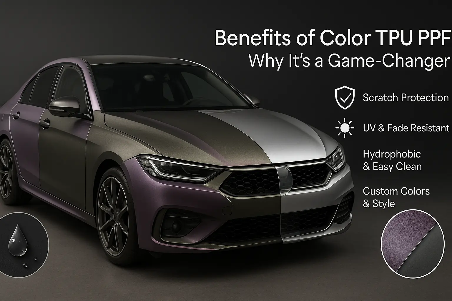 Zalety kolorowego TPU PPF