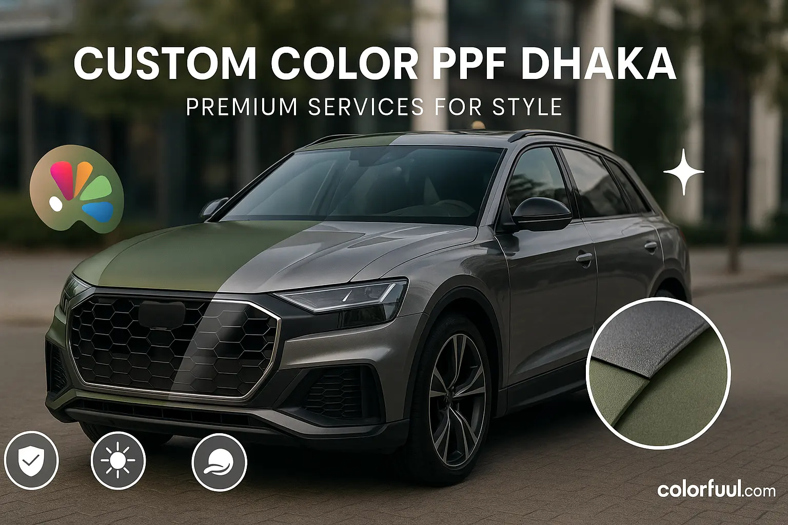 Niestandardowe kolorowe PPF