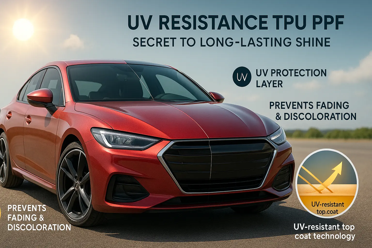 Odporność na UV TPU PPF