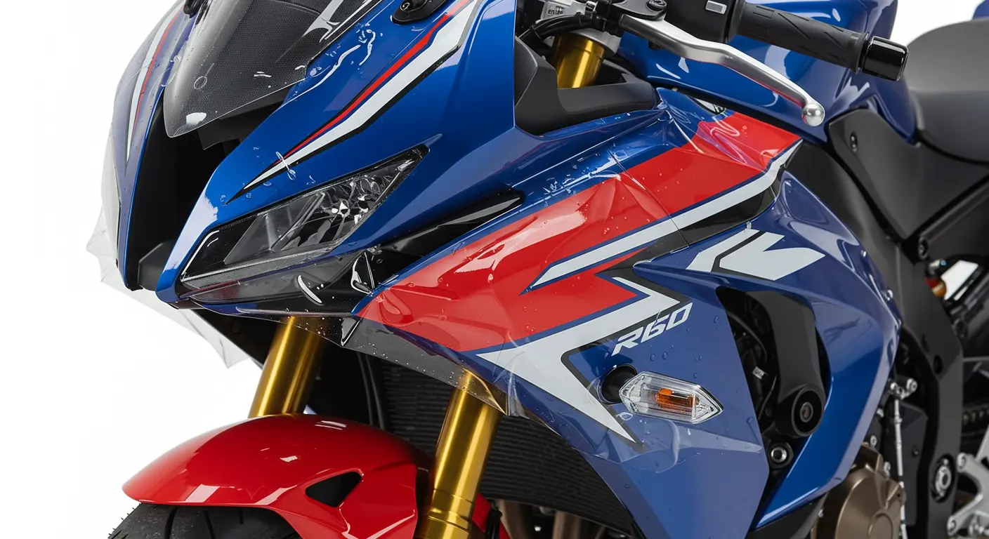 Kolorowa folia ochronna TPU dla motocykla