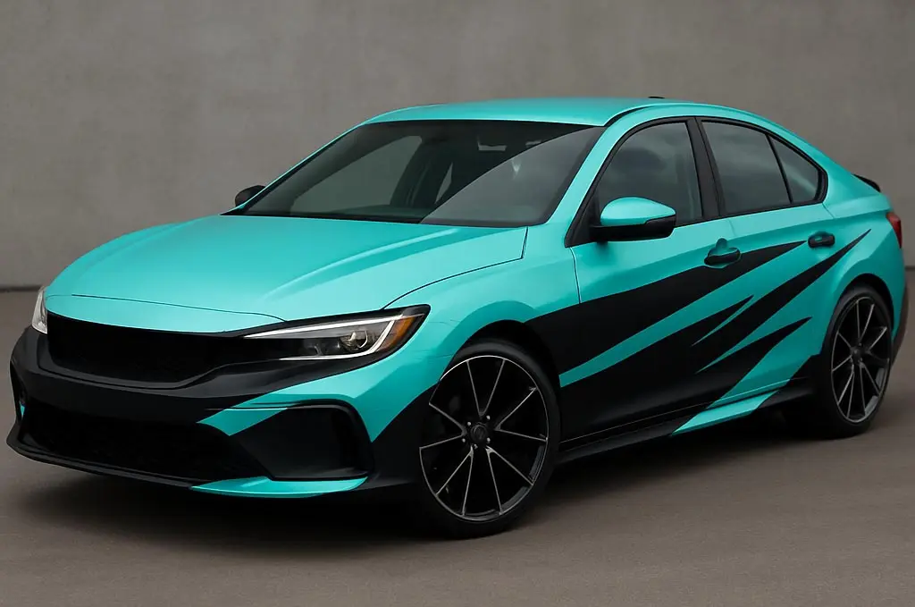 Two Tone Car Wrap