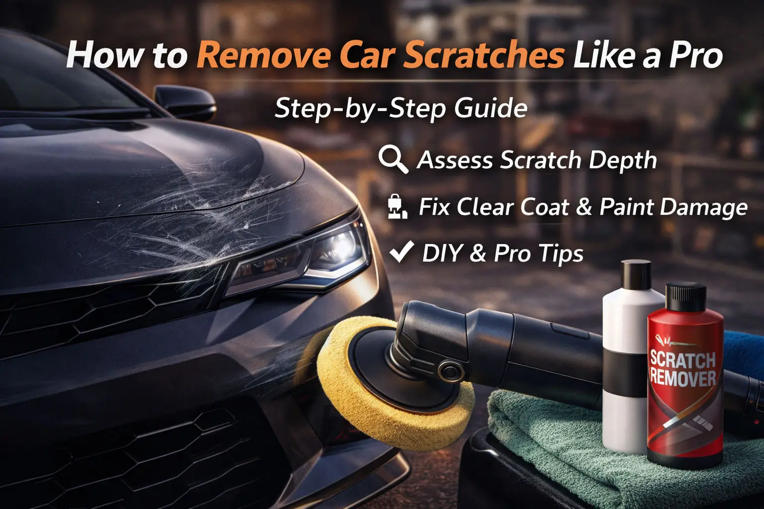 How to Remove Car Scratches Like a Professional